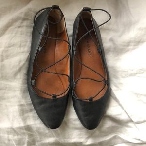 Lucky Brand strapped ballet flats